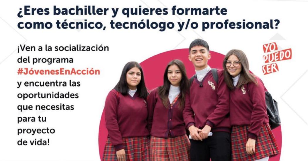 6 de octubre: Socialización virtual para bachilleres de Bogotá 