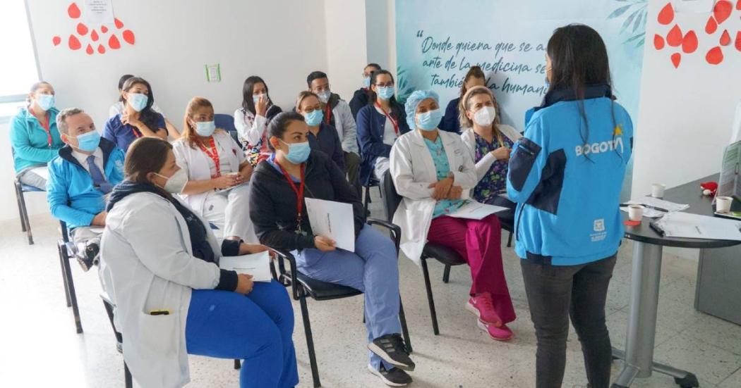 Estrategia sobre el cuidado de la menstruación en Bogotá. Sec. Salud 