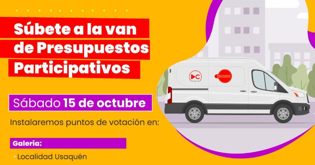 Presupuestos Participativos: Puntos de votación presencial Octubre 15