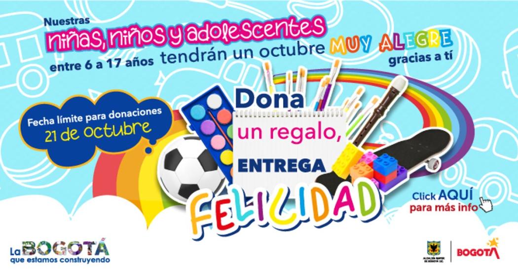 ´Dona un regalo, entrega felicidad´a los niños y jóvenes vulnerables