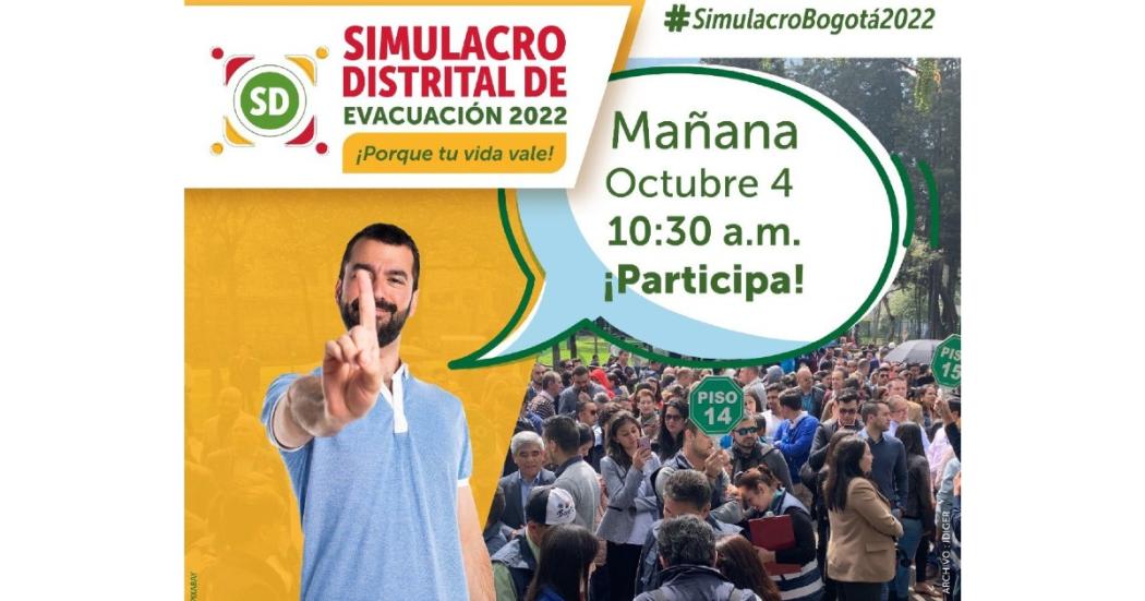 ¿A qué horas es el Simulacro de Evacuación de este 4 de octubre? 