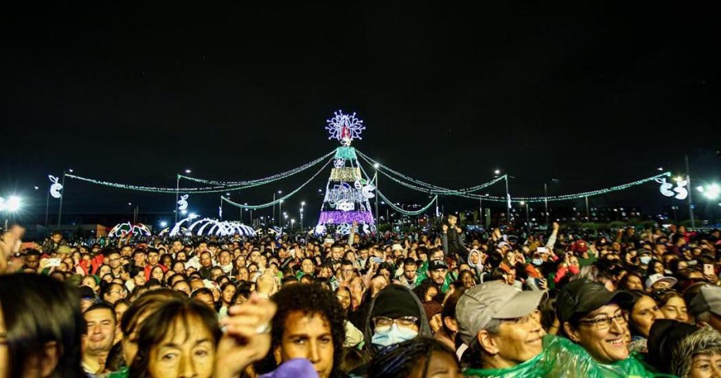 Desde la localidad de Bosa se encendió el alumbrado navideño de Bogotá