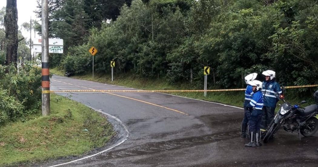 ¡Ojo! Vía Choachí se encuentra cerrada por deslizamiento por lluvias