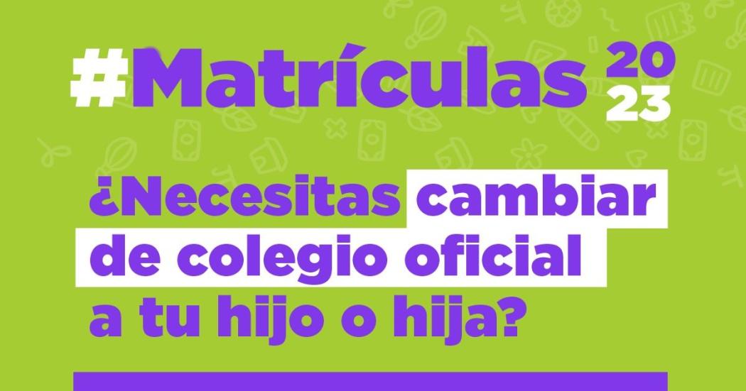 ¿Hasta cuándo se puede solicitar el traslado de un colegio oficial en Bogotá?