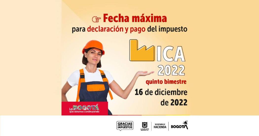 Este 16 de diciembre vence plazo de pago de impuesto ICA 5to bimestre