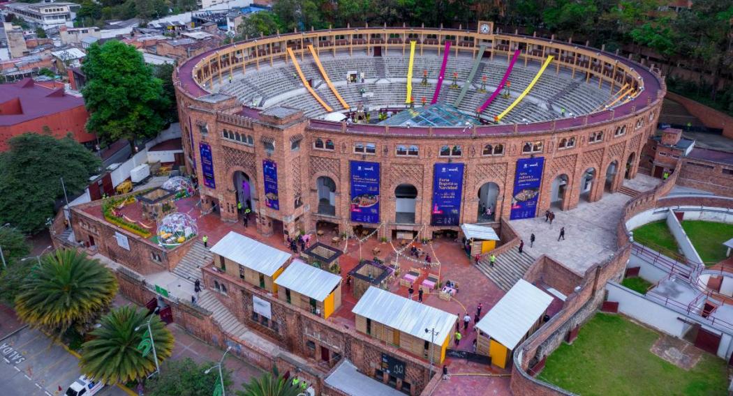 Productos para comprar en la feria navideña en la Plaza La Santamaría