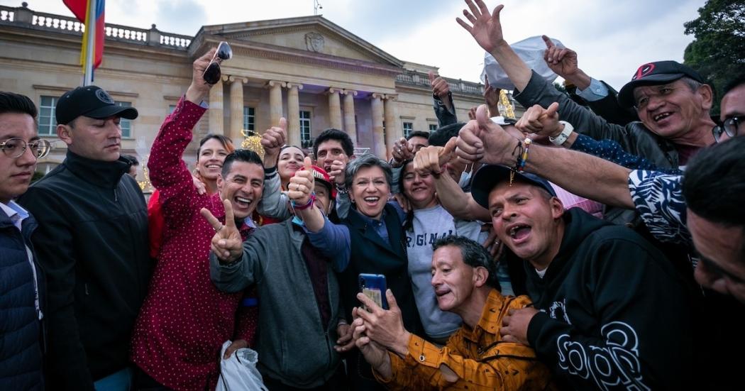 Alcaldesa compartió una cena de Navidad con 800 habitantes de calle