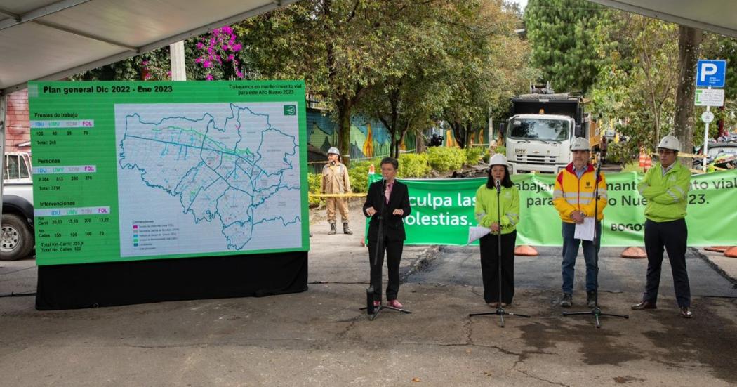 Alcaldía intensifica mantenimiento vial: 522 calles y 255 km-carril