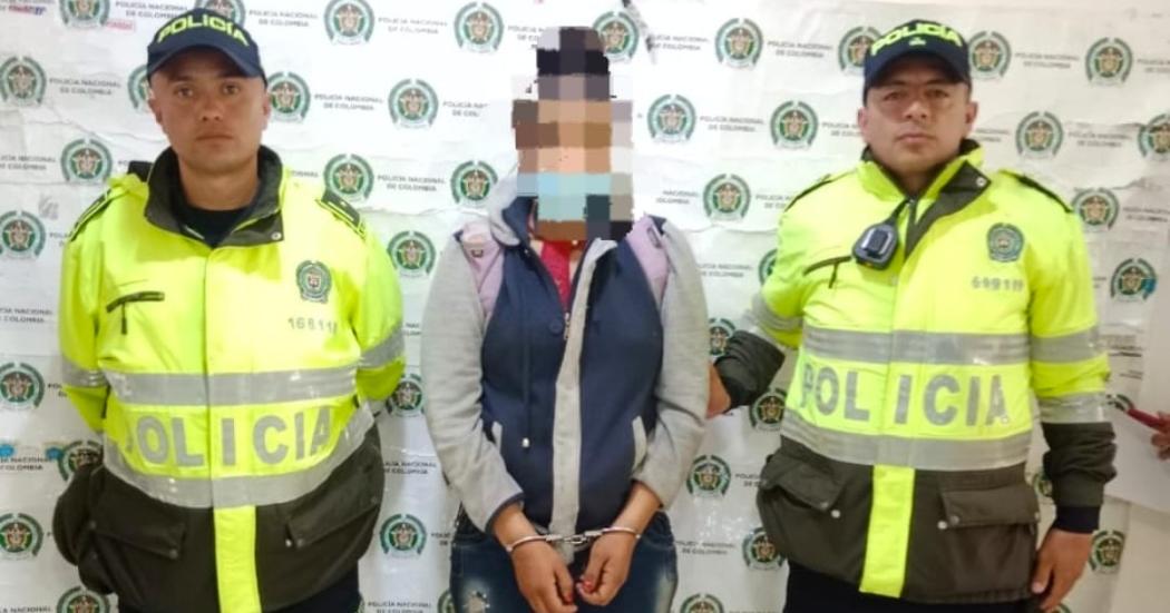 Según el reporte de la Policía, la mujer era solicitada por la autoridad judicia