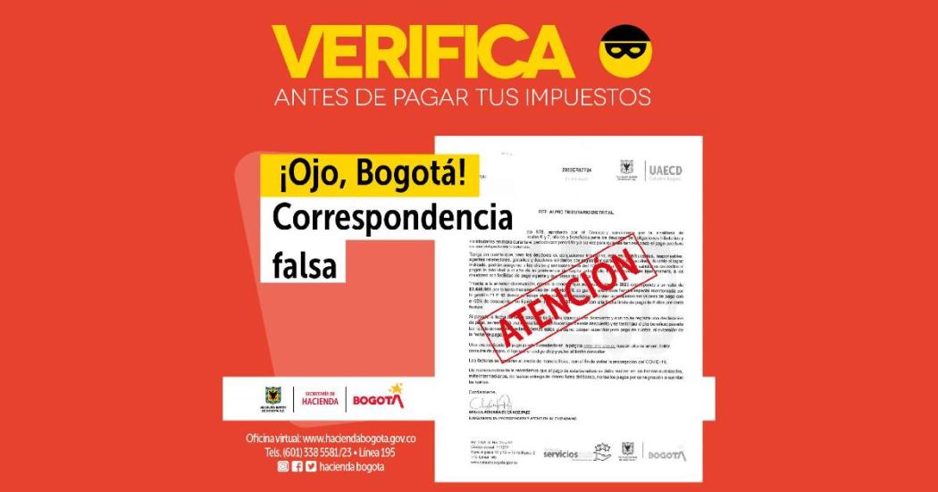 Estafa: circulan cartas con falsos descuentos para pago de impuestos 