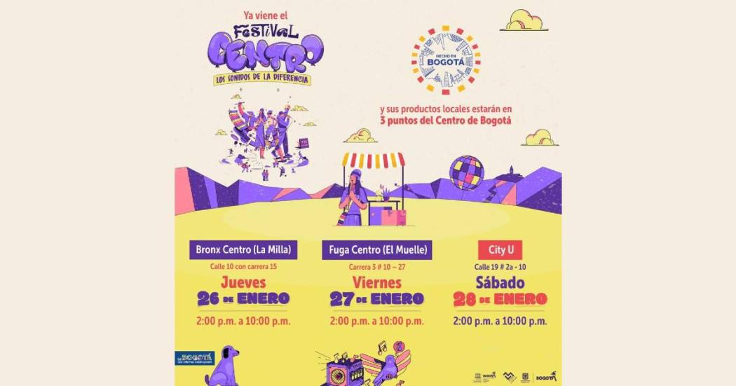 Inicia feria Hecho en Bogotá este 26 de enero en el centro de Bogotá 