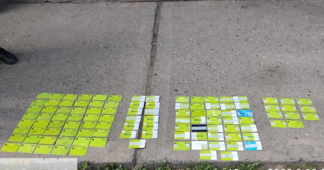 Policía incauta más de 100 tarjetas Tu Llave en operativo venta ilegal