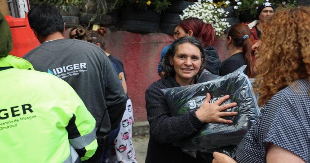 Distrito atiende a afectados con granizada en San Cristóbal y Usme