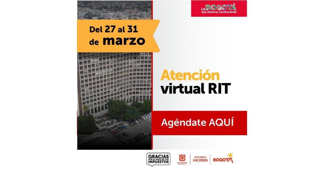 Cómo sacar un turno virtual para información sobre Registro RIT 2023