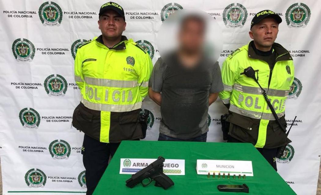 Hombre capturado en Engativá por hurtar y agredir a un ciudadano 