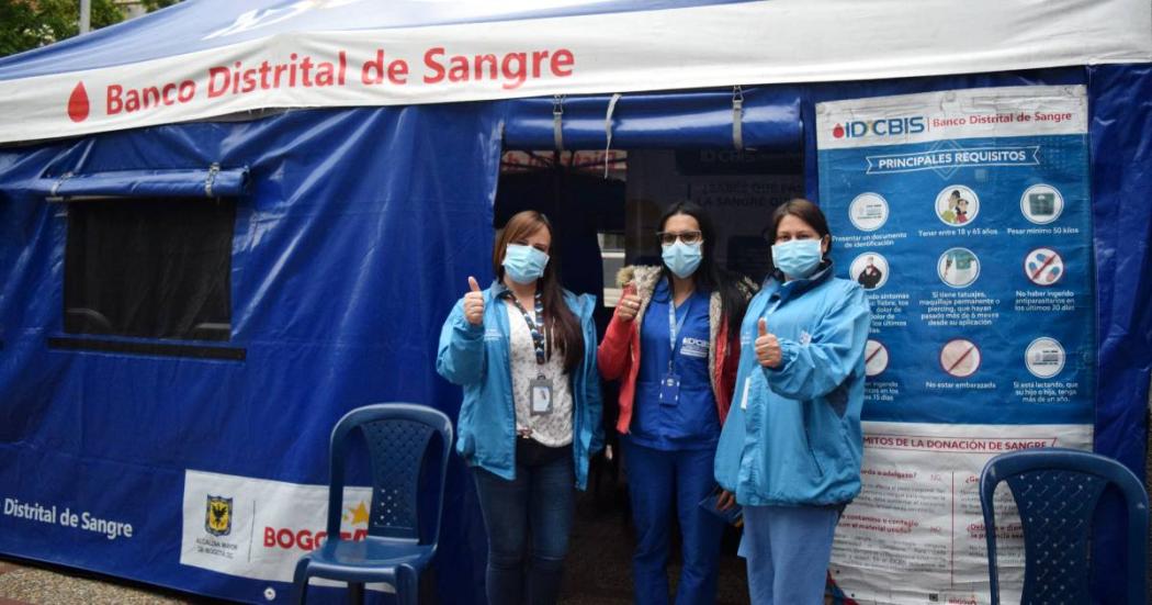 Puntos de donación de sangre en Bogotá del 10 al 12 de marzo de 2023