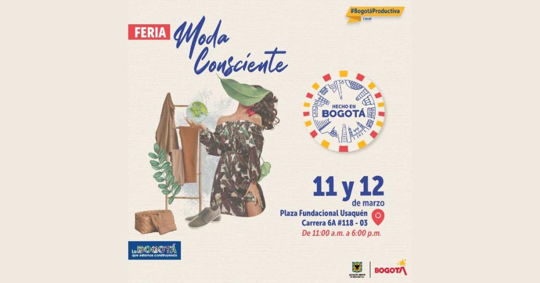 Feria Hecho en Bogotá este 11 y 12 de marzo en la Plaza de Usaquén 