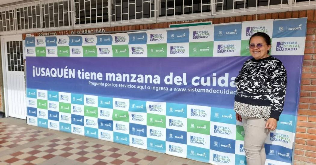 Historia mujer beneficiaria de la Manzana del Cuidado de Usaquén 