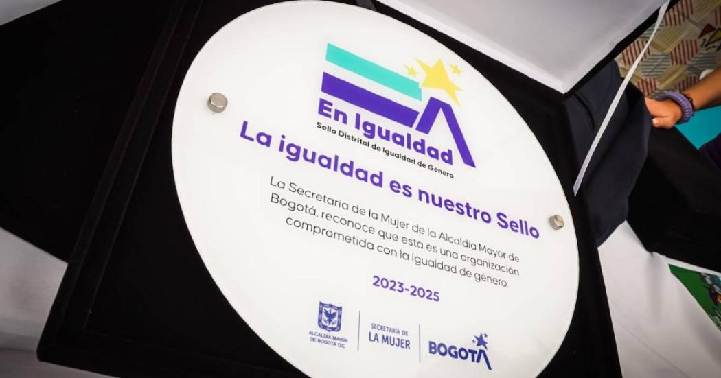 Entidades del Distrito reciben premio sello de igualdad de Género 2023