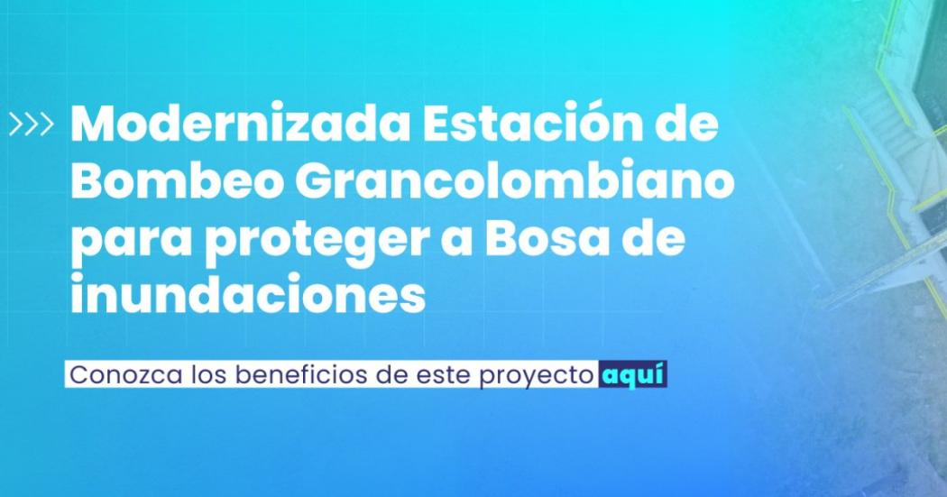 Acueducto moderniza Estación de Bombeo Grancolombiano ubicada en Bosa 