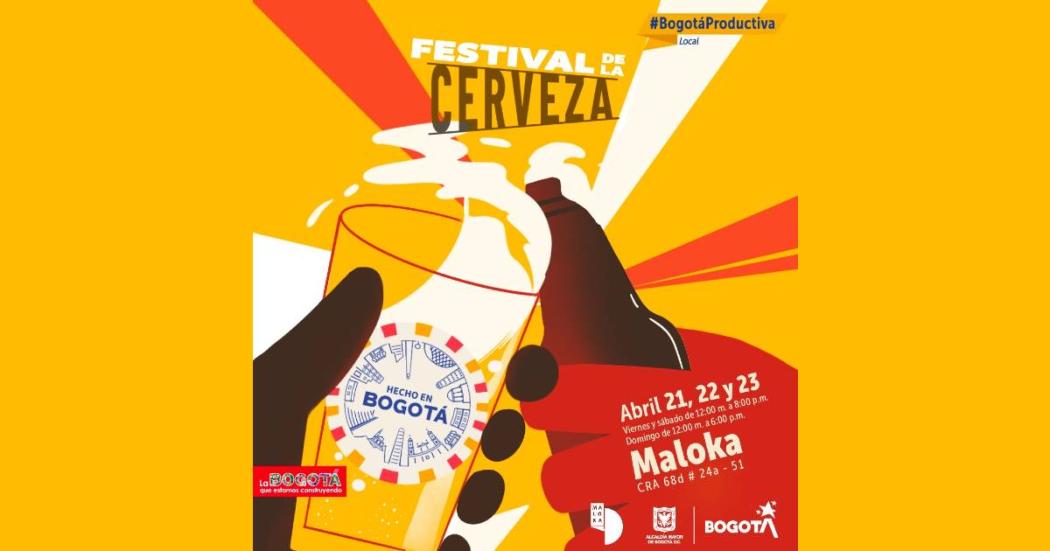 Festival de la Cerveza Hecho en Bogotá en Maloka, 21 y 22 abril 2023