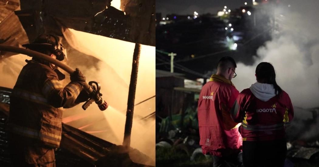 Alcaldía Local de Ciudad Bolívar y Bomberos atendieron 2 incendios