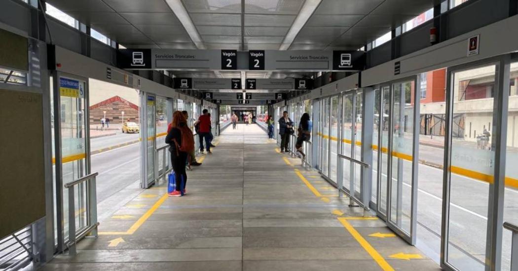 Cierre de calzada de TransMilenio en la calle 26 con carrera 27 mayo 1