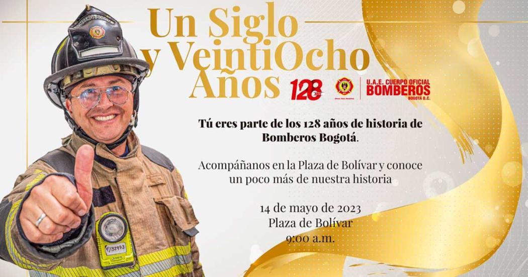 Bomberos celebrará su aniversario 128 con recorrido ¡14 de mayo!