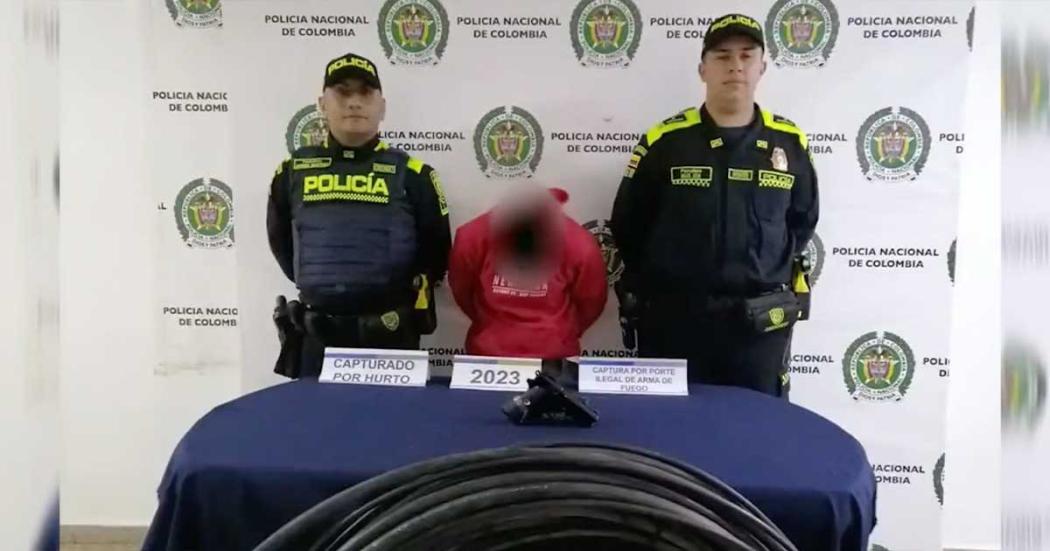 Hurtó cableado en Fontibón y gracias a las denuncias fue capturado