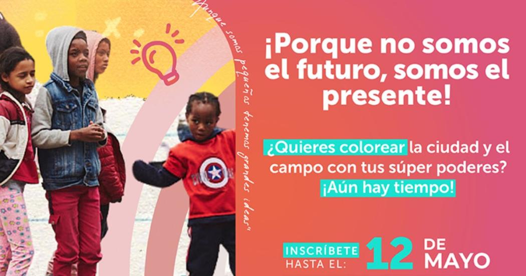 Hasta mayo 12 participa en la convocatoria niñas y niños educan a adultos