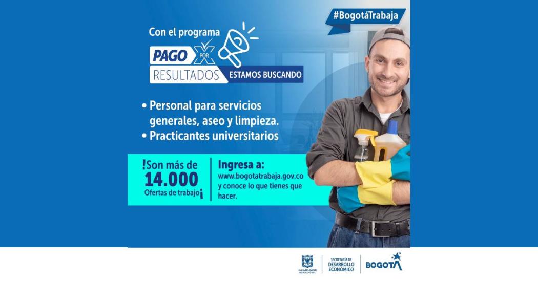 Ofertas de empleo en Bogotá semana del 1 al 2 de junio de 2023 