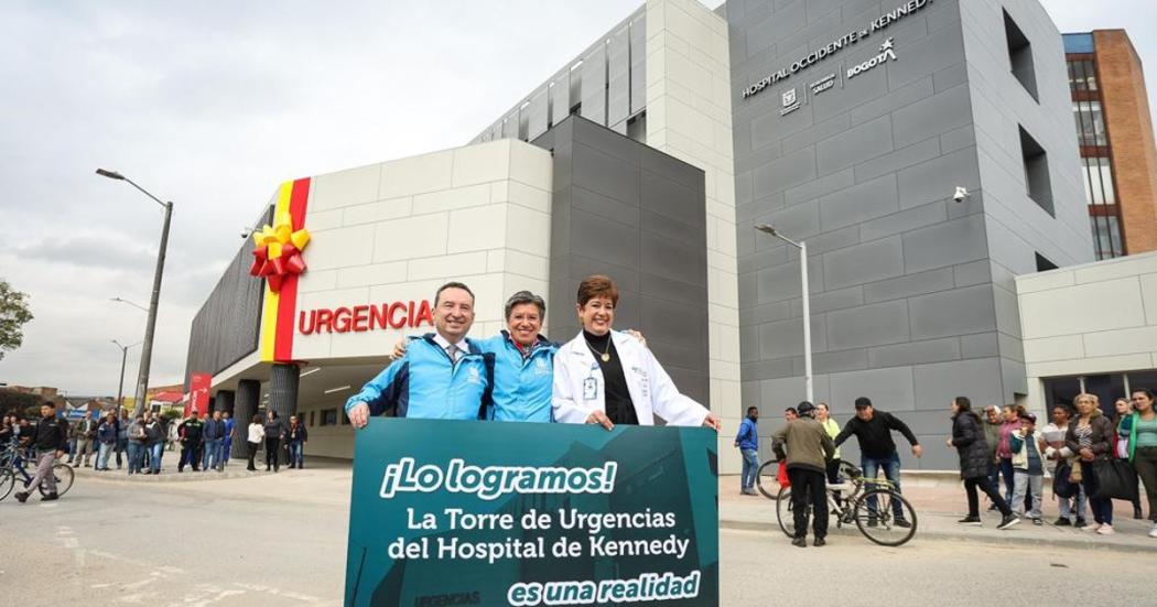 Alcaldesa inaugura torre de urgencias del Hospital de Kennedy 2023