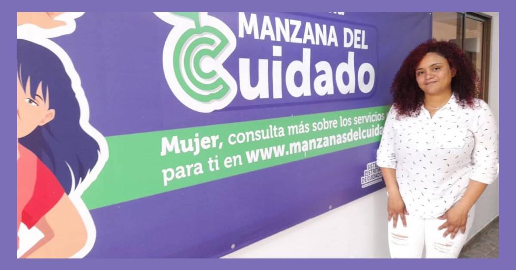 Historia migrante beneficiaria de Manzana del Cuidado en Los Mártires 