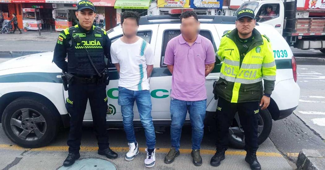  Capturados 2 hombres que hirieron a ciudadano por hurtarle el celular