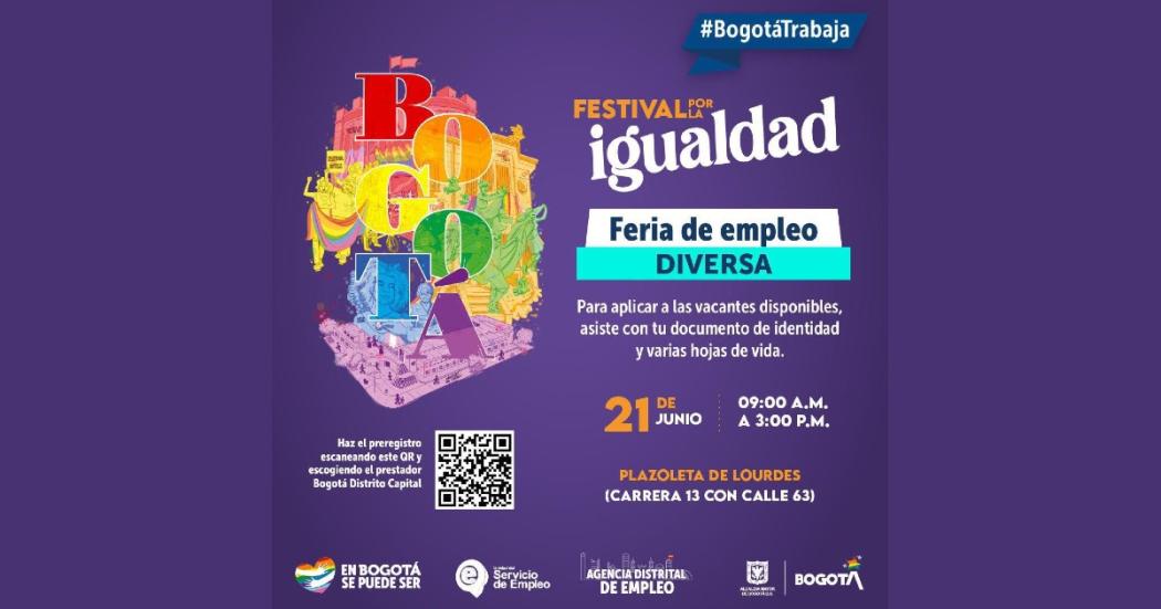 Llega la Feria Diversa de Empleo con más de 1.000 vacantes ¡21 de junio!