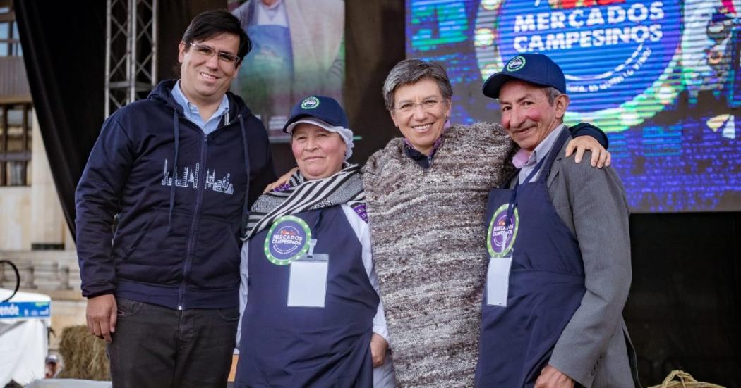 Bogotá celebra Día del Campesino comprando a precios justos y sin intermediación