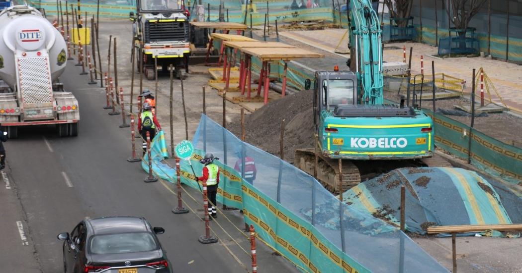 Cierre de un carril de la avenida carrera 68 entre calles 74a y 75a