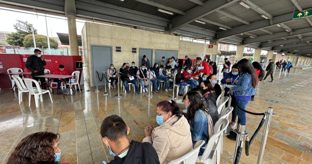 Feria de servicios y empleabilidad en el Portal Sur de TransMilenio