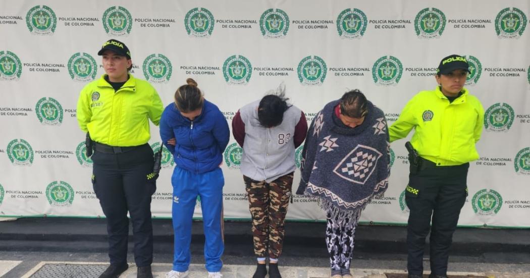 Capturan a 3 mujeres dedicadas al hurto de celulares en TransMilenio