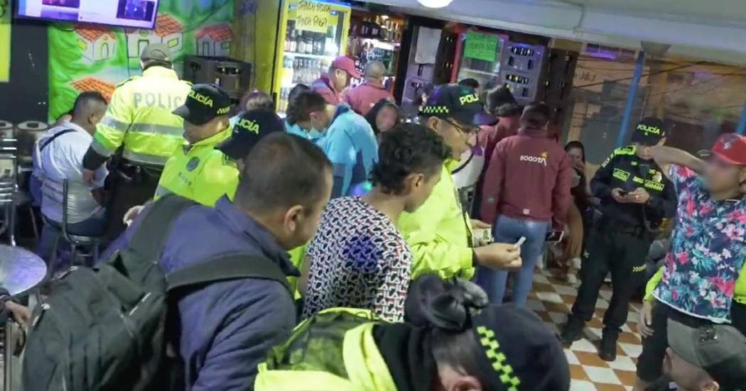 capuras de personas por Comando Nocturno Policia