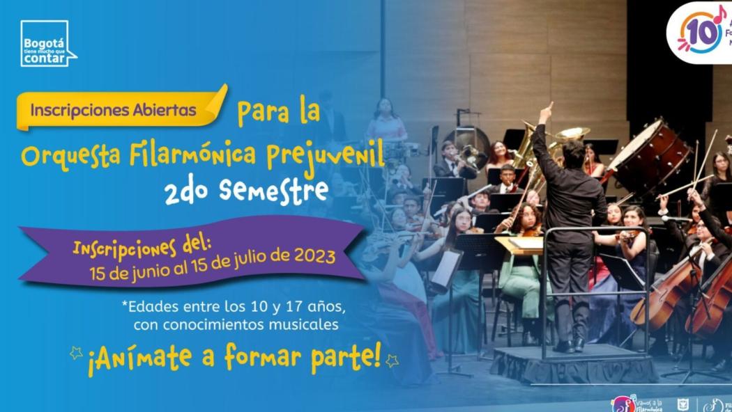 Convocatoria para pertenecer en la Orquesta Filarmónica Prejuvenil 