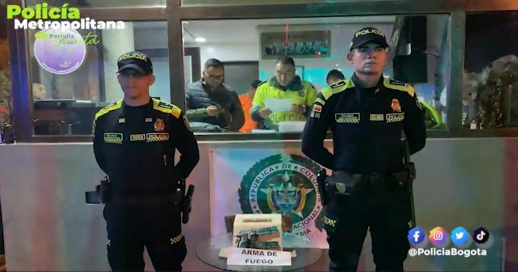 Delincuente resultó lesionado al intentar herir a policía en Bogotá