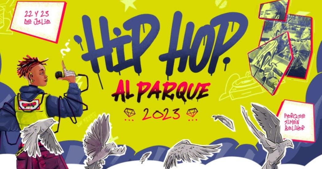 poster de hip hop al parque