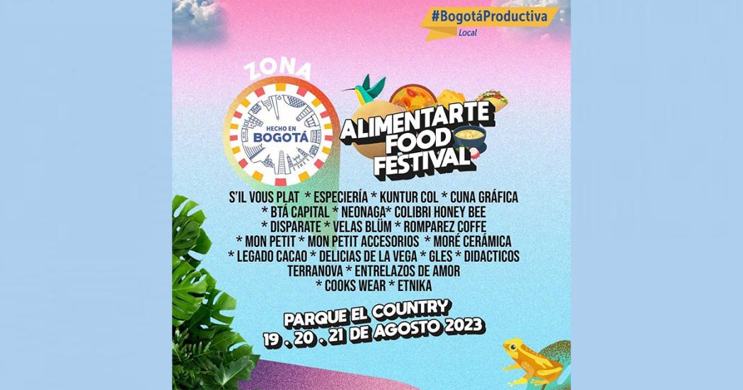 Te esperamos en Alimentarte para conocer los emprendimientos de Hecho en Bogotá