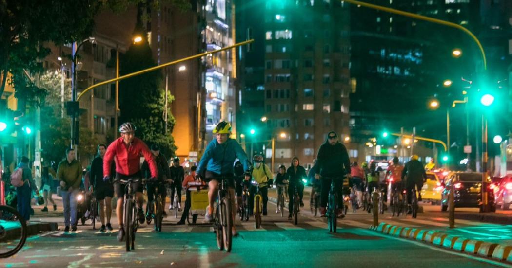 Ciclovía nocturna el 10 de agosto