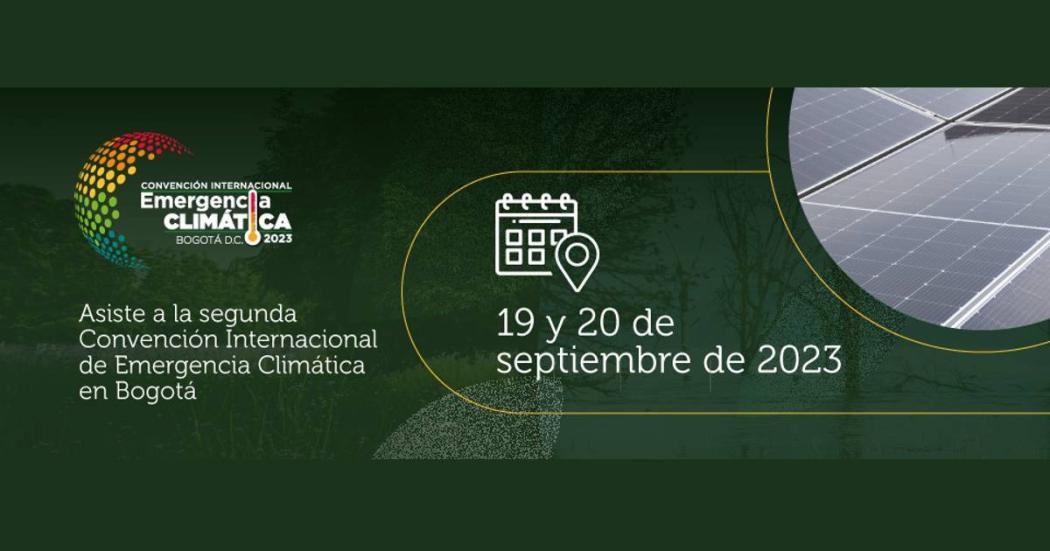 Convención Internacional Emergencia Climática Bogotá 19,20 septiembre