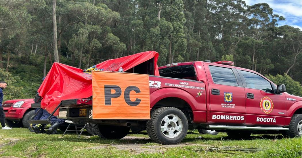 Bomberos realiza la búsqueda de 10 personas extraviadas en el Cerro de la Cruz