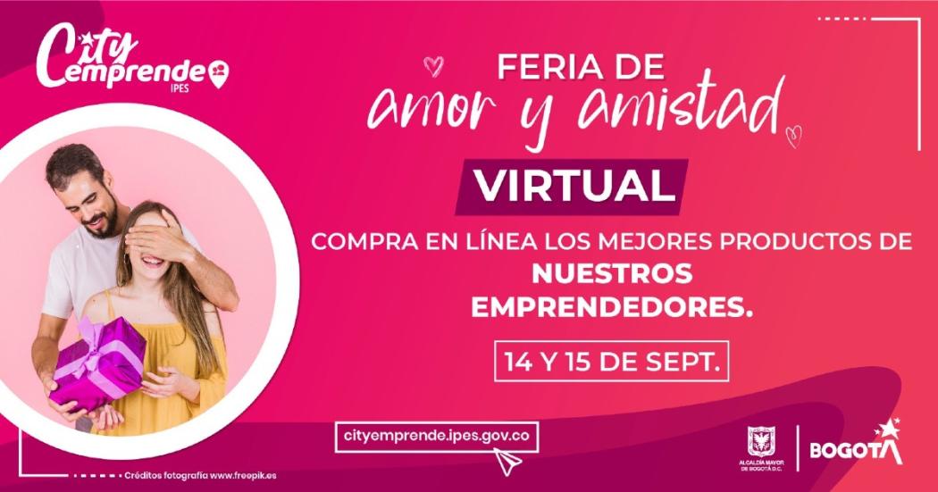 ¡Compra los de Amor y Amistad en línea con Cityemprende! Septiembre 14 y 15