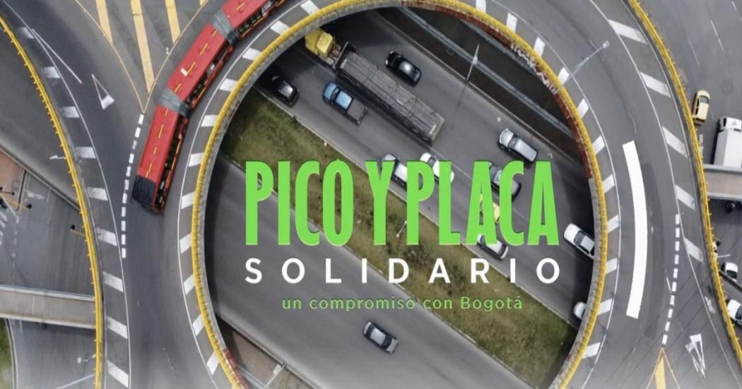 Tarifas del pico y placa solidario por día, mes y semestre para 2023