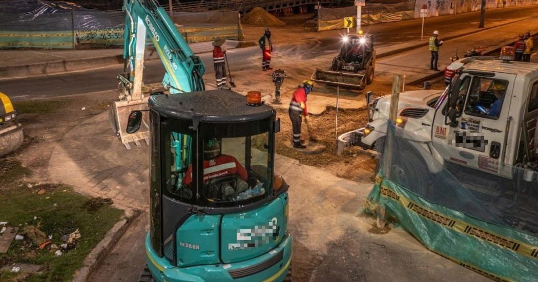 Cierre sentido sur-norte de avenida carrera 70 entre calles 73a y 75 